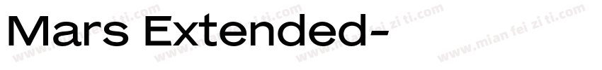 Mars Extended字体转换